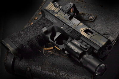 Hillbilly223 custom cerakote glock handgun