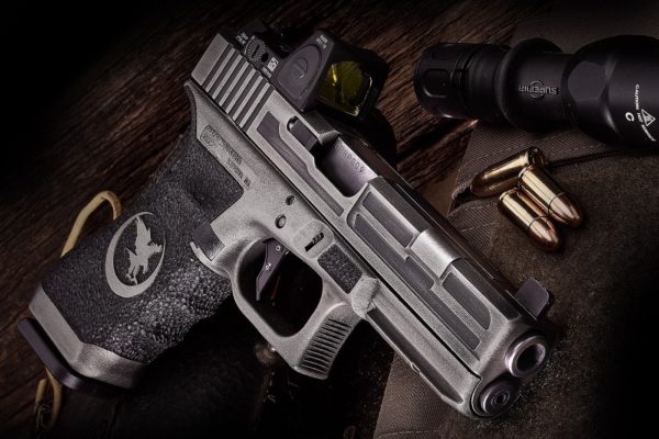 custom cerakote nighthawk glock silver
